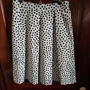Who What Wear Polka Dot Skirt Size 8